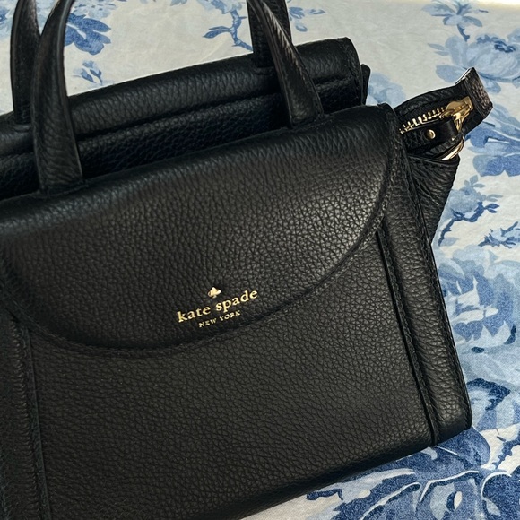 Kate Spade Black Pebbled Leather Crossbody Bag - Picture 4 of 15